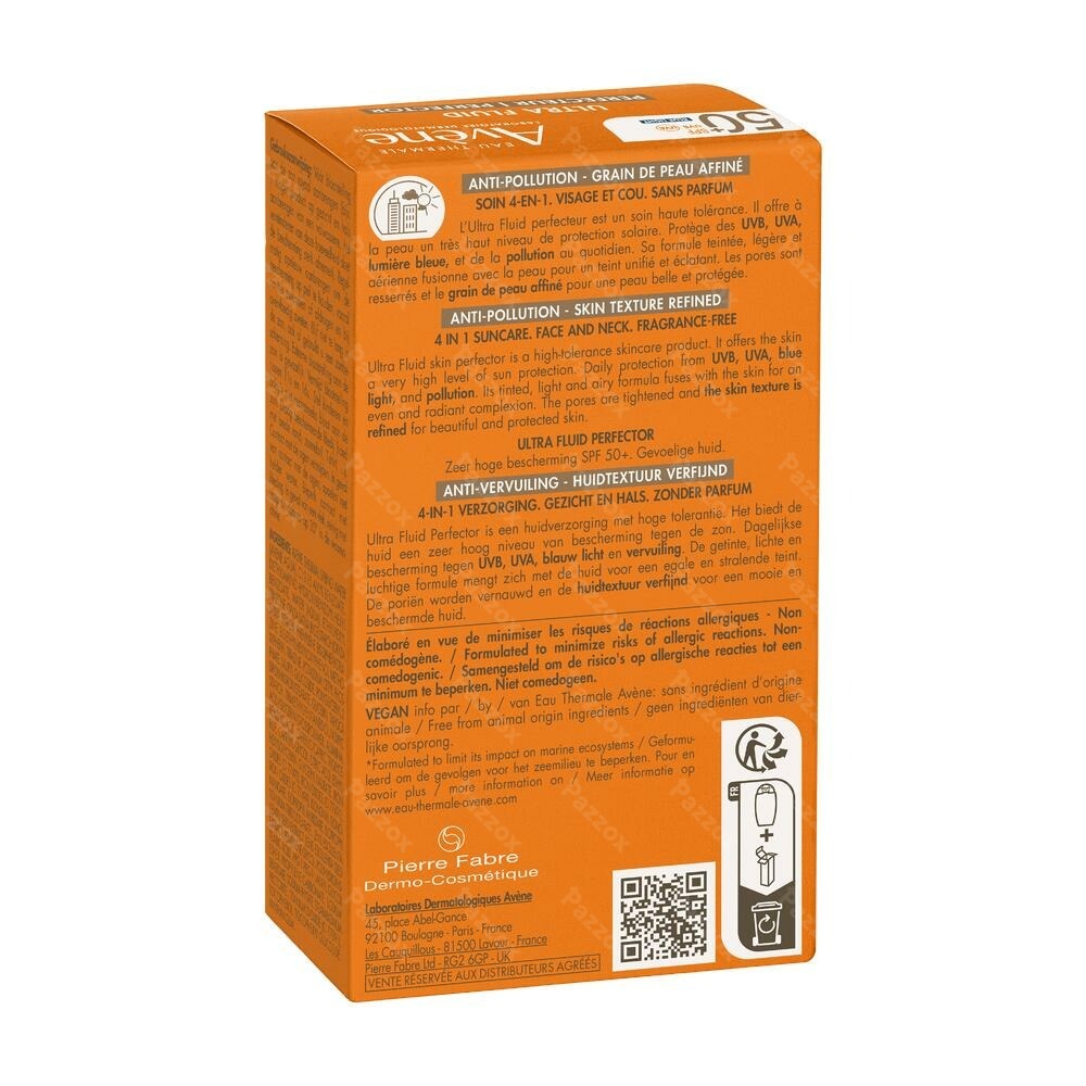 Avène Soleil Ultra Fluid Perfecteur SPF50+ 50ml