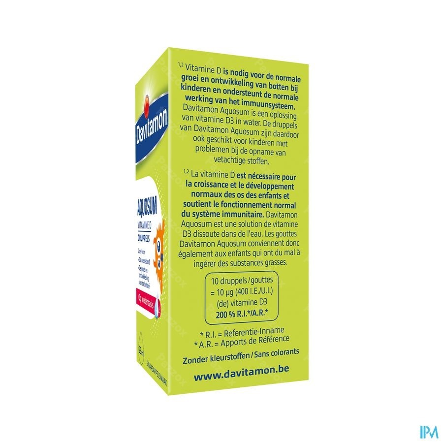 Davitamon Vitamine D Aquosum Gouttes 25ml