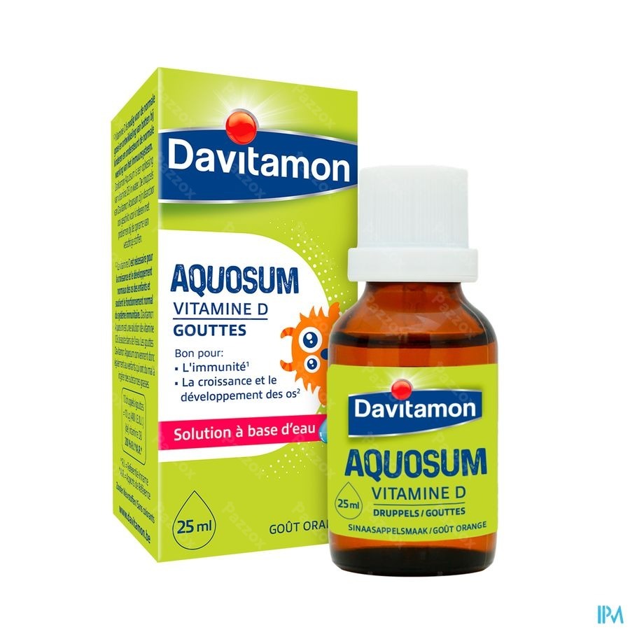Davitamon Vitamine D Aquosum Gouttes 25ml