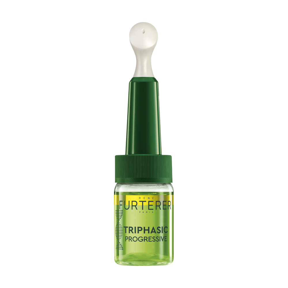 René Furterer Triphasic Progressive, Traitement Antichute Longévité & Densité, chute de cheveux héréditaire & hormonale 8fl.
