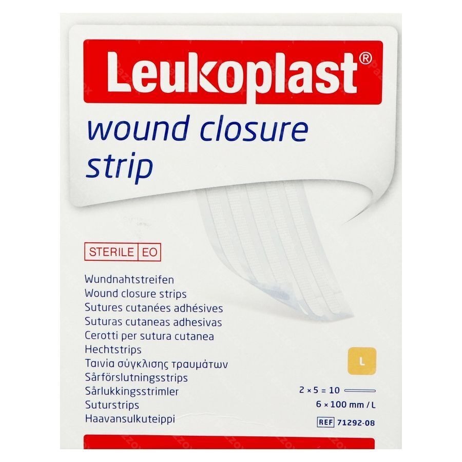 Leukoplast Wound Closure Strip 6x100mm 10