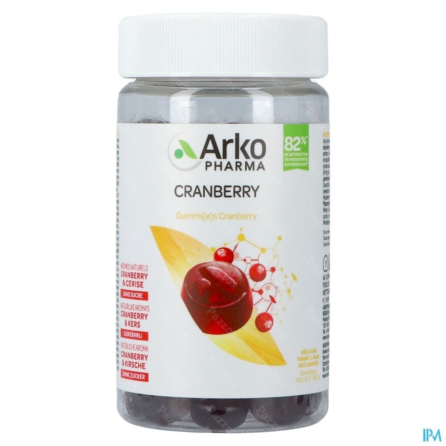 Arko Gummies Cranberry Gommes 60