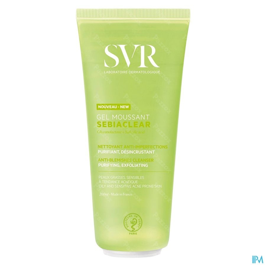 SVR Sebiaclear Gel Moussant 200ml