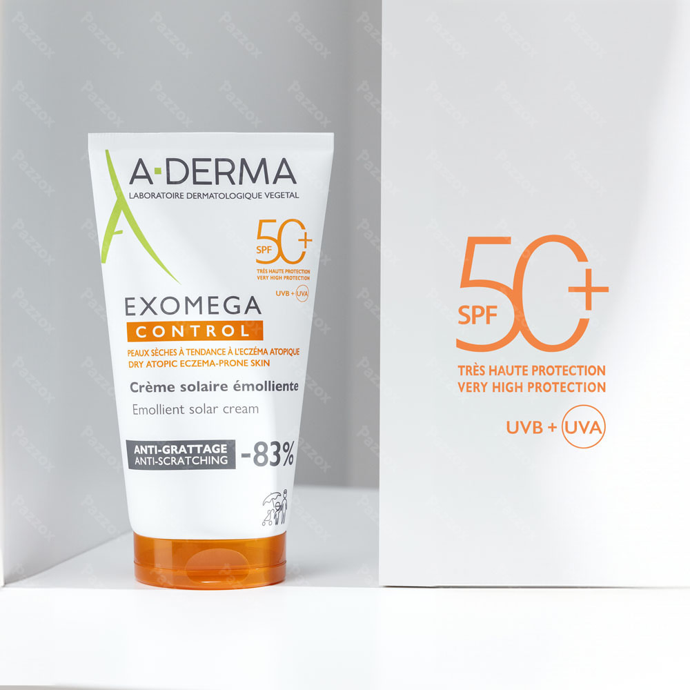 Aderma Exomega Control Creme Solaire Spf50+ 150ml