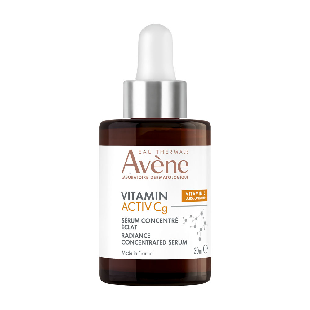 Avène Vitamine Activ Cg Sérum correcteur éclat anti-âge, teint terne anti-tâches, Vitamine C optimisée 30ml