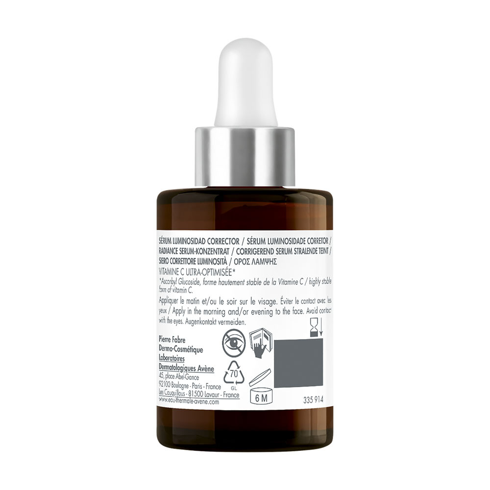 Avène Vitamine Activ Cg Sérum correcteur éclat anti-âge, teint terne anti-tâches, Vitamine C optimisée 30ml