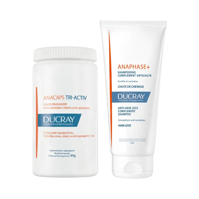 Ducray Anacaps Tri-Activ 90 Capsules + Anaphase Shampooing 100ml Promo