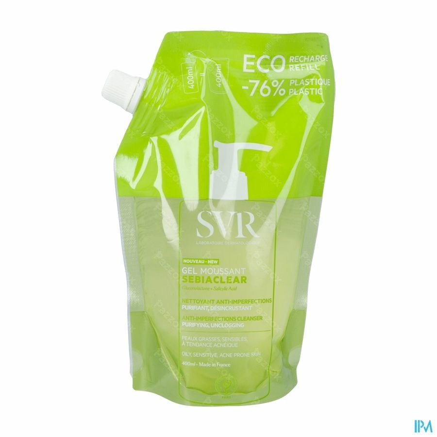 SVR Sebiaclear Gel Moussant Refill 400ml