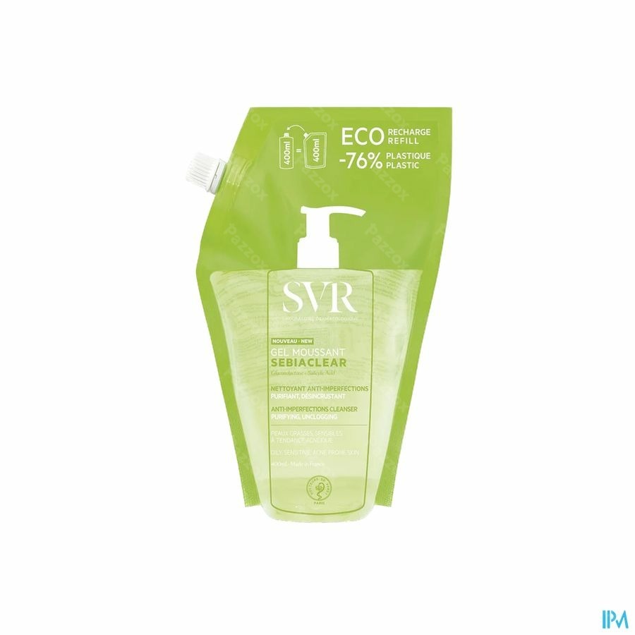 SVR Sebiaclear Gel Moussant Refill 400ml