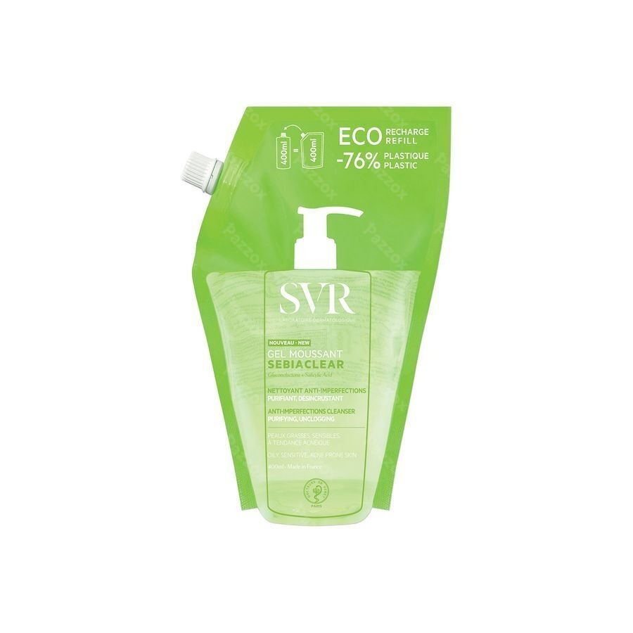SVR Sebiaclear Gel Moussant Refill 400ml