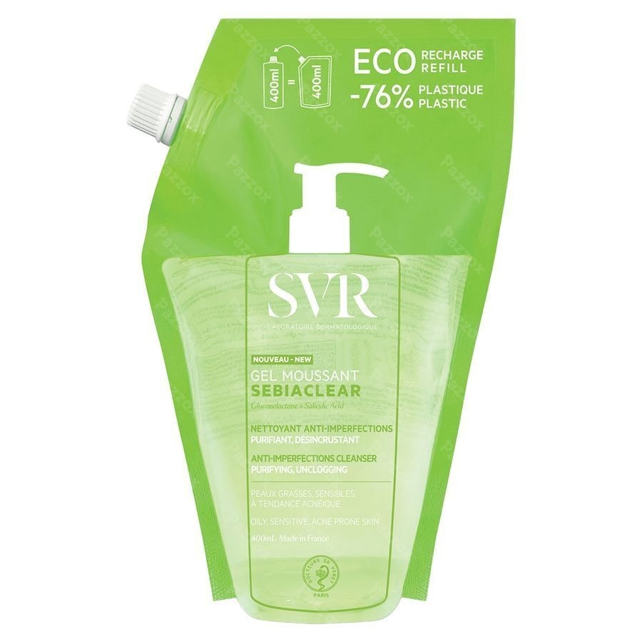 SVR Sebiaclear Gel Moussant Refill 400ml