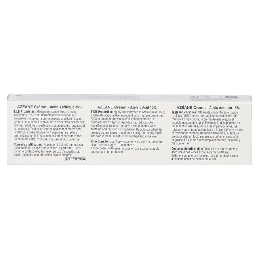 Azeane Creme Acide Azelaique 15% 30ml