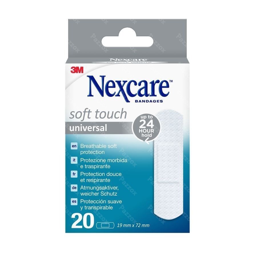 Nexcare 3m Soft Touch Universal 19mmx72mm Strips20