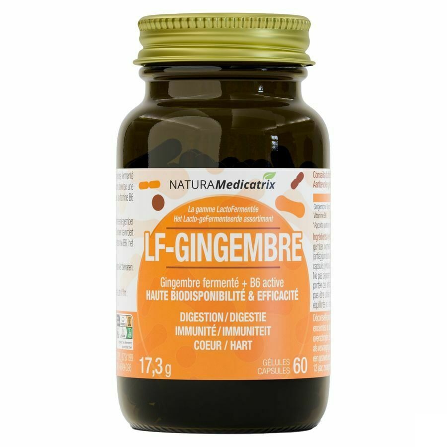 Lacto Fermentee Gingembre Caps 60