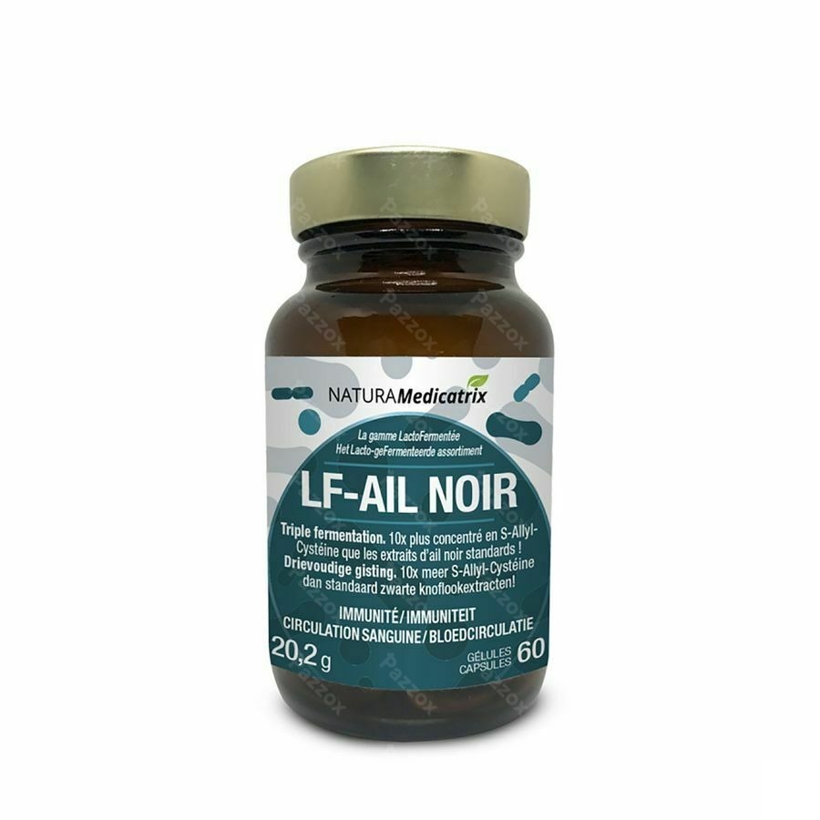 Lacto Fermentee Ail Noir Caps 60