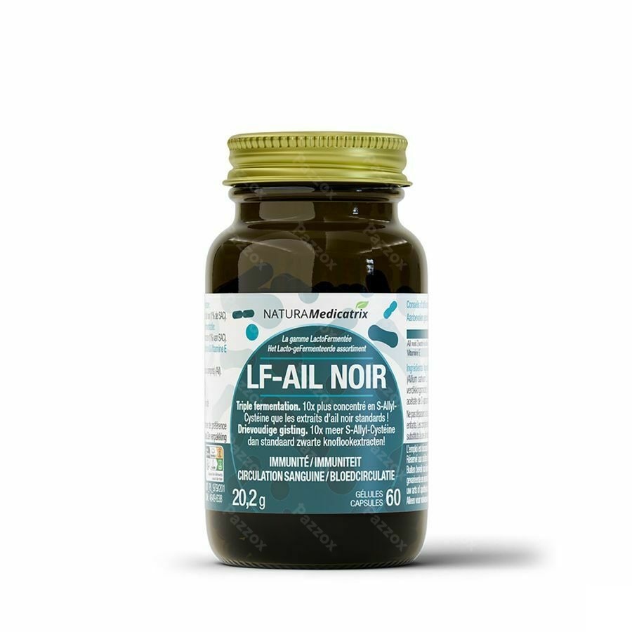 Lacto Fermentee Ail Noir Caps 60
