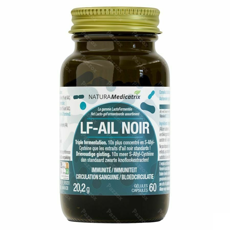 Lacto Fermentee Ail Noir Caps 60