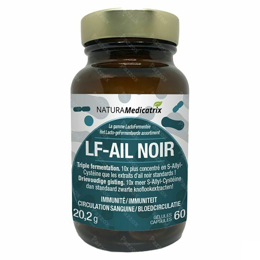 Lacto Fermentee Ail Noir Caps 60