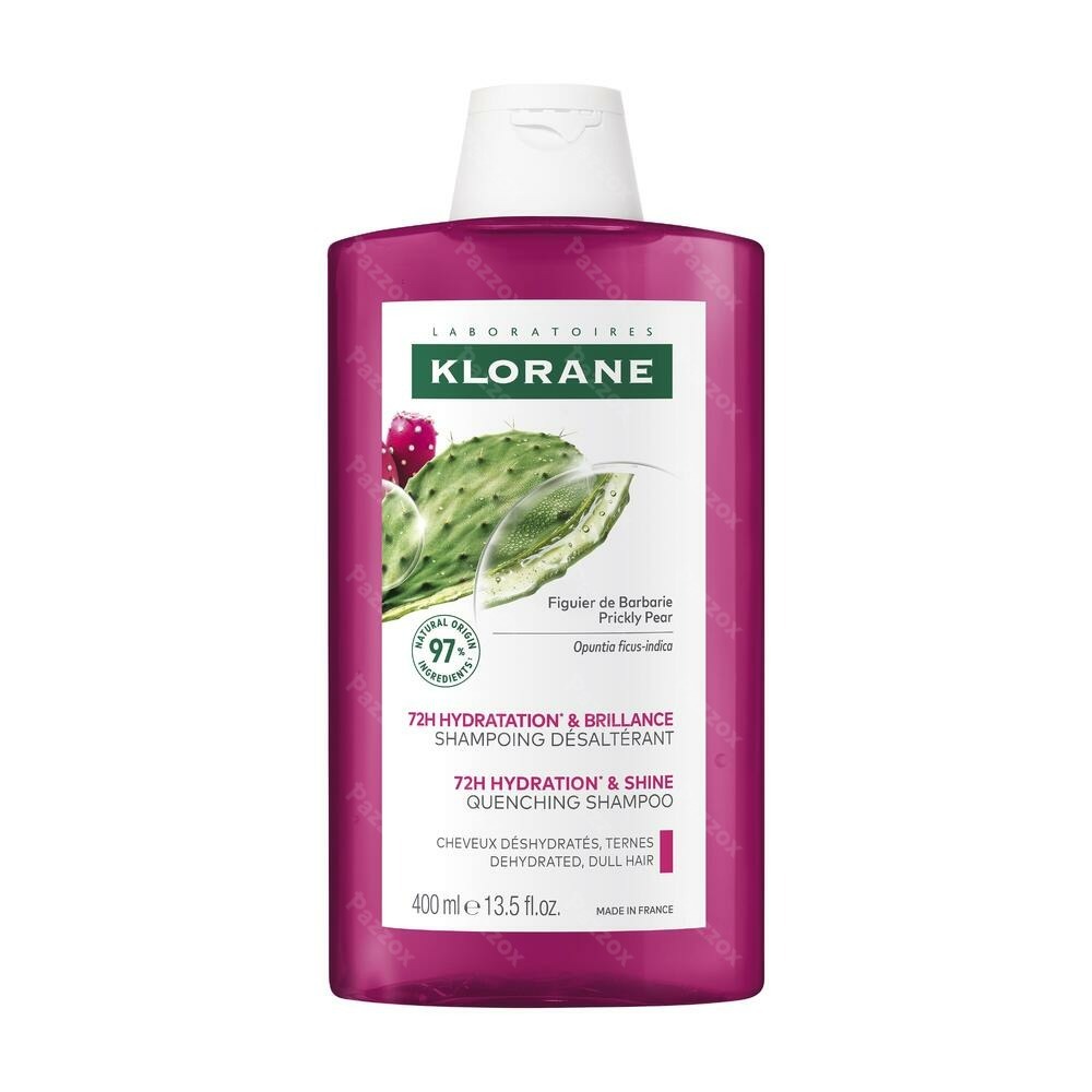 Klorane Hydratation & Brillance Shampoing Désaltérant au Figuier de Barbarie 400 ml