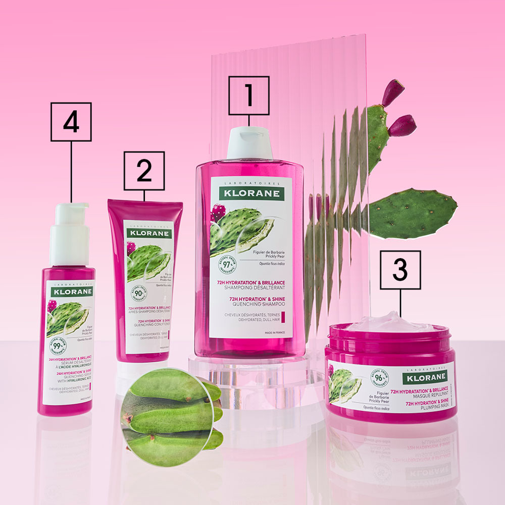 Klorane Hydratation & Brillance Shampoing Désaltérant au Figuier de Barbarie 400 ml