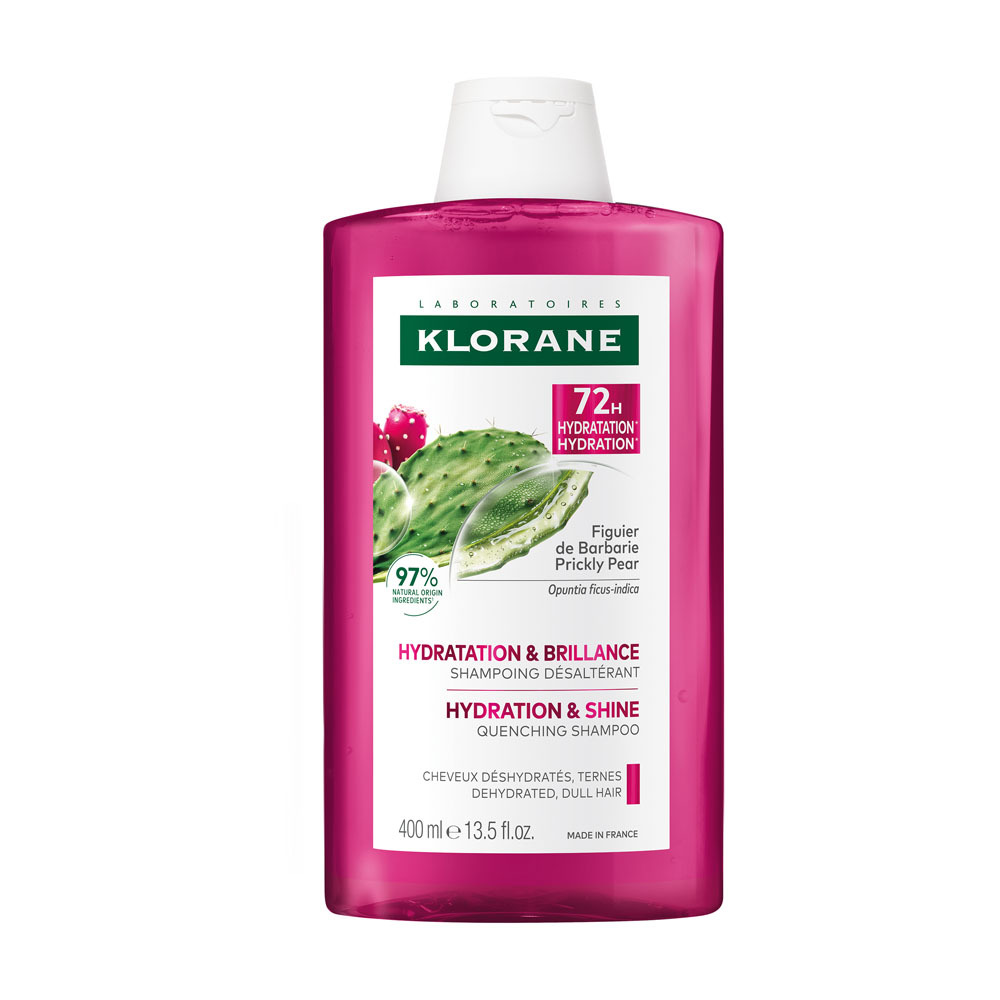 Klorane Hydratation & Brillance Shampoing Désaltérant au Figuier de Barbarie 400 ml