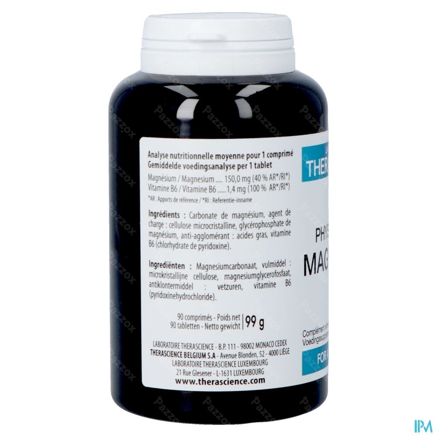 Physiomance Magnesium 90 Comprimés