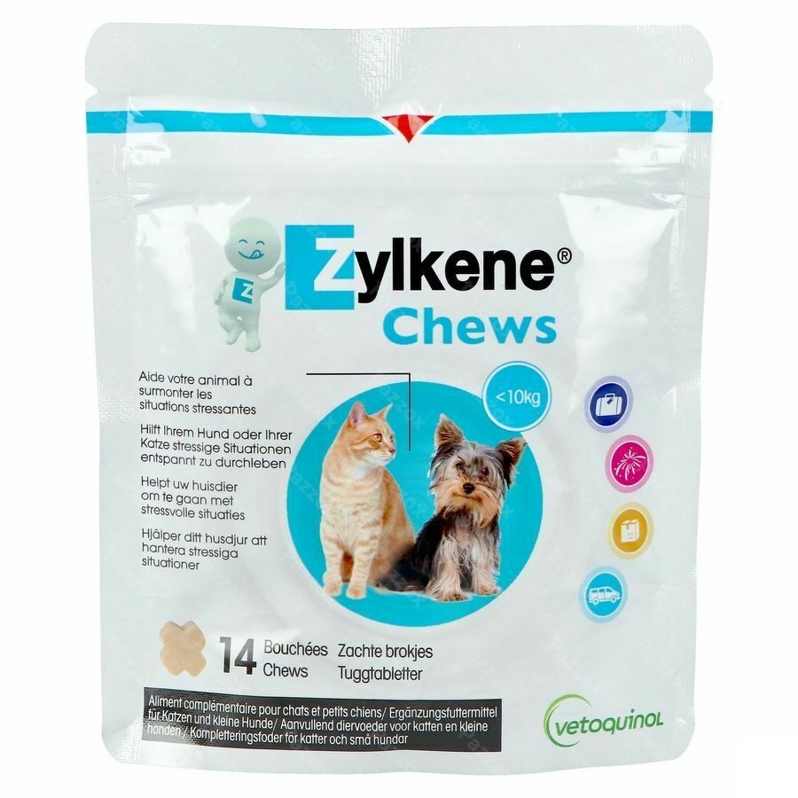 Zylkene Petit Chiens 75mg <10kg Bouches 14x1,5g