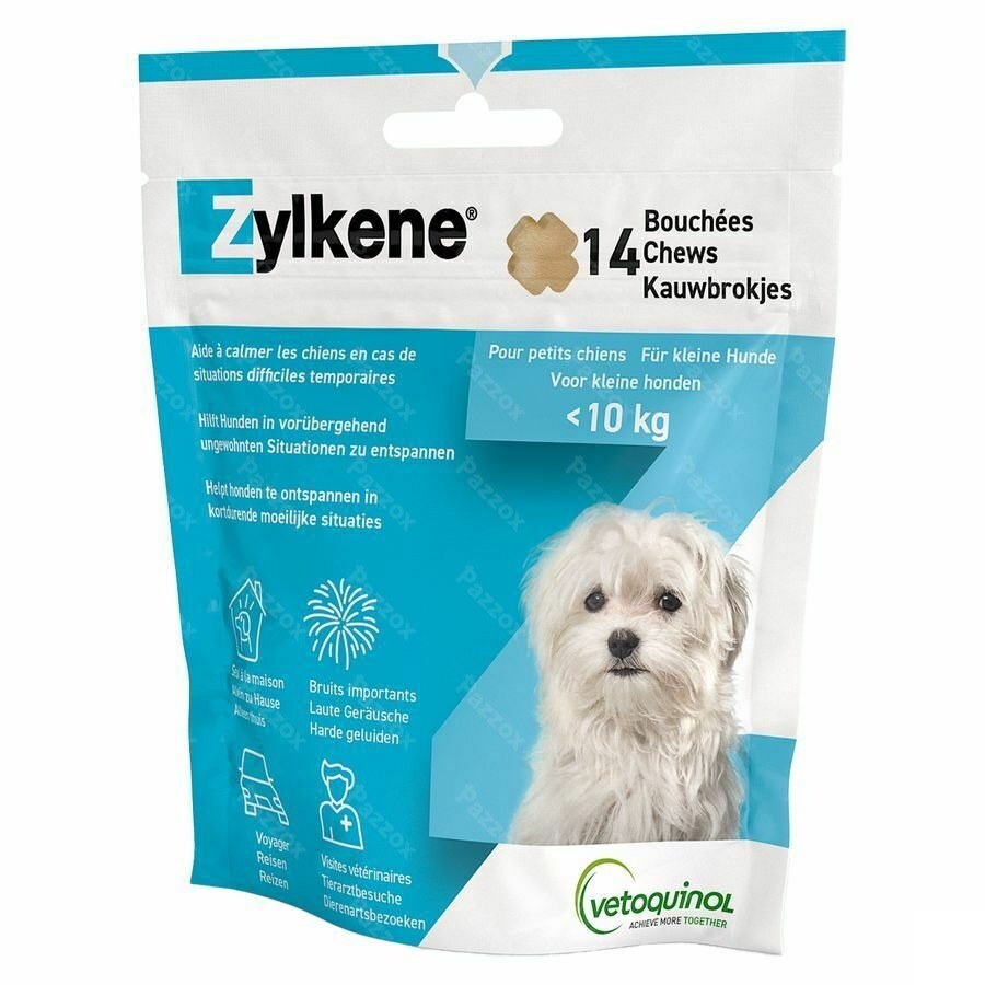 Zylkene Petit Chiens 75mg <10kg Bouches 14x1,5g
