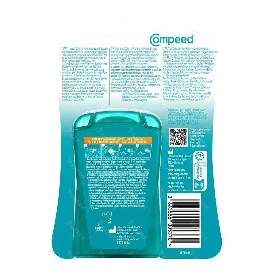 Compeed Anti Imperfections Dicret Patchs 15