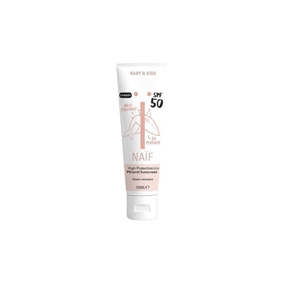 Naïf Crème de Solaire Bébé & Enftants SPF50 Sans Parfum 100ml