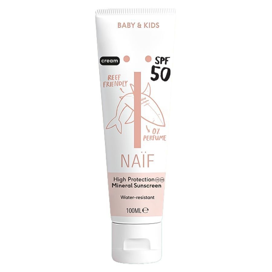 Naïf Crème de Solaire Bébé & Enftants SPF50 Sans Parfum 100ml
