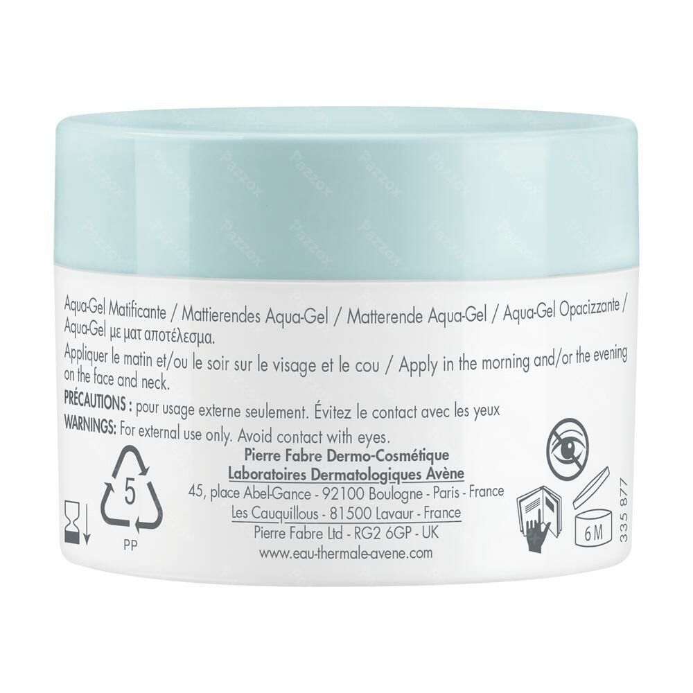 Avène Cleanance Aqua Gel Matifiant 50ml