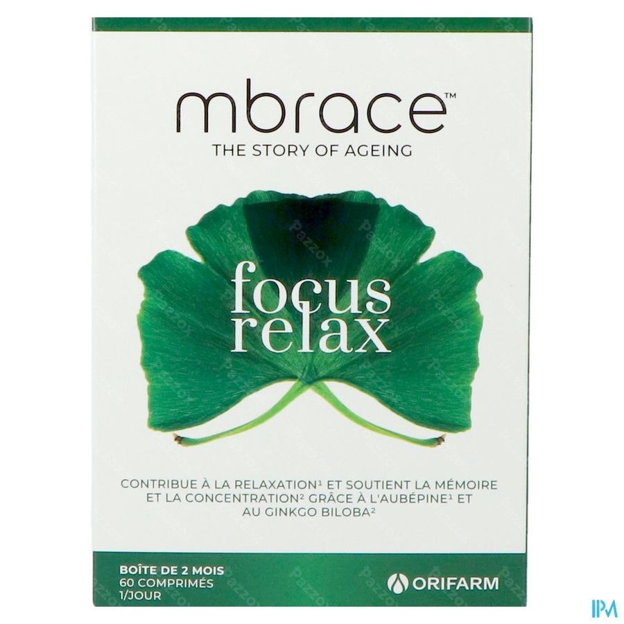 Mbrace Focus & Relax 60 Comprimés
