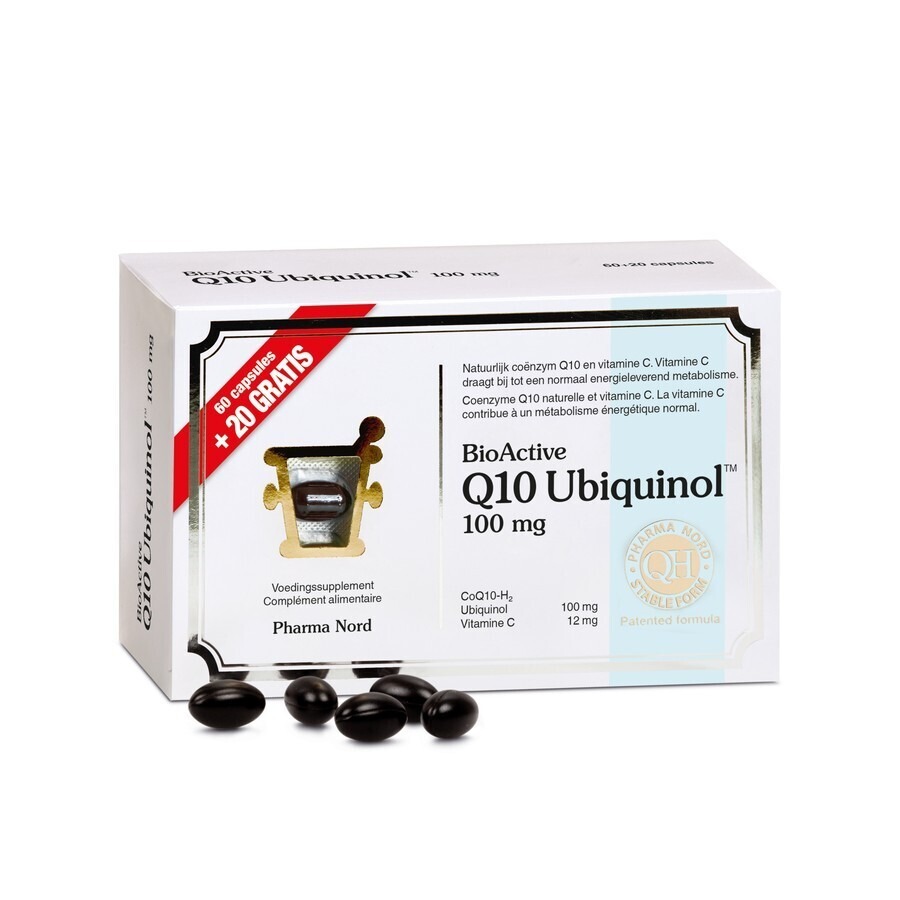 Bioactive Q10 100mg 60+20 Capsules