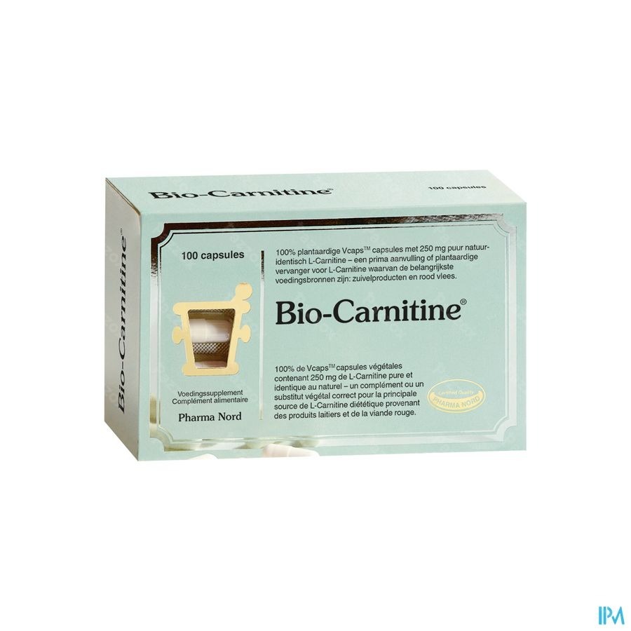 Bio-Carnitine 250mg V-Caps 100
