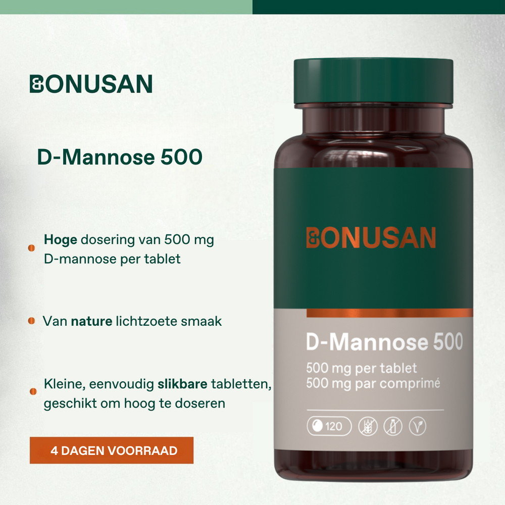 Bonusan D-Mannose 500mg 120 Comprimés