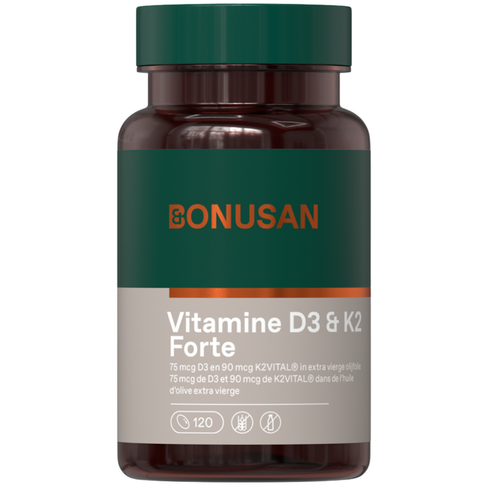 Vitamine D3 & K2 Softcaps 120 Bonusan
