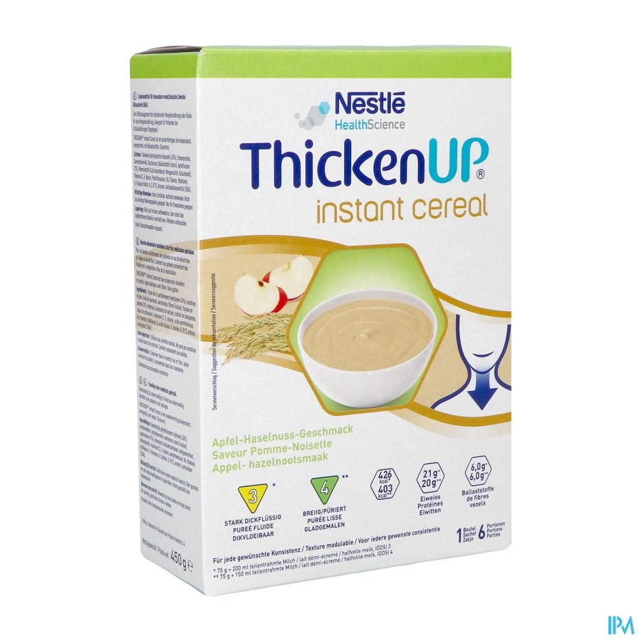 Thickenup Instant Cereal Pomme Noisette Poudre 450g