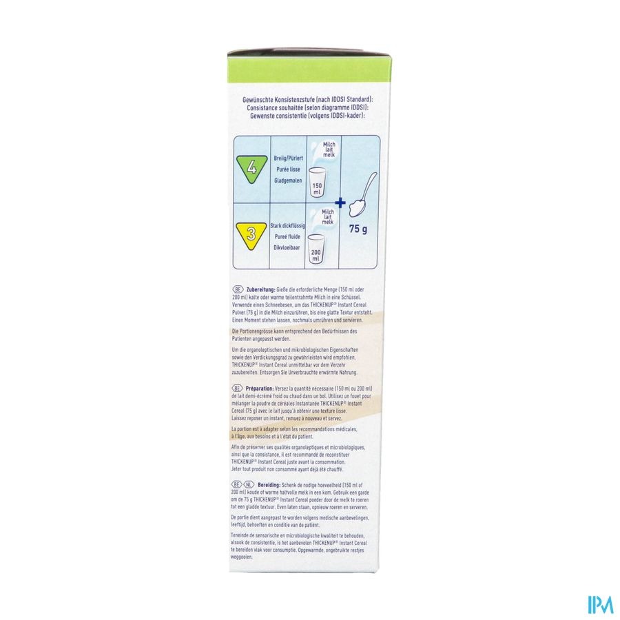 Thickenup Instant Cereal Pomme Noisette Poudre 450g