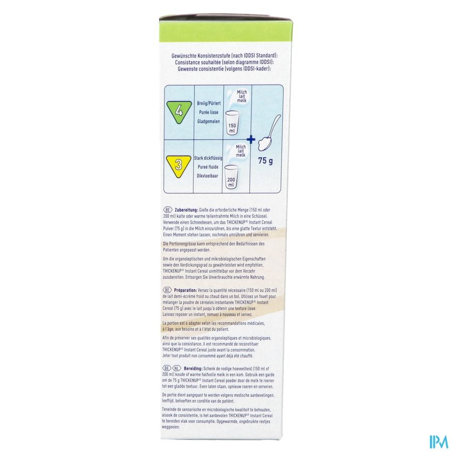 Thickenup Instant Cereal Pomme Noisette Poudre 450g