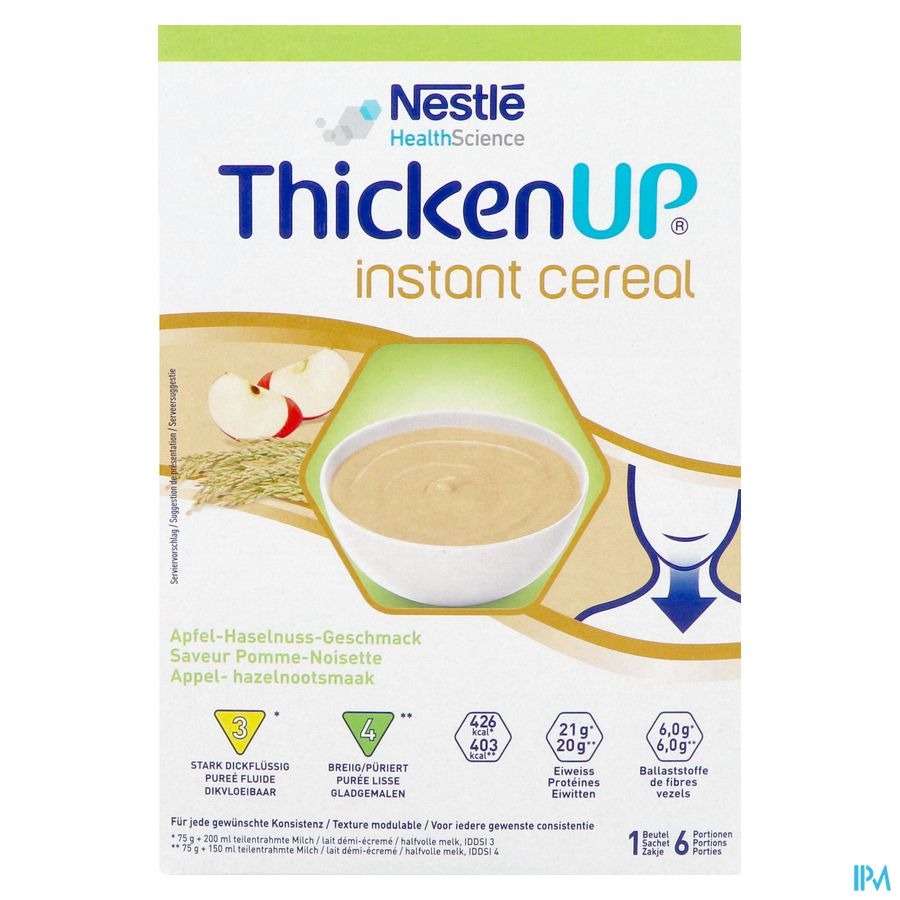 Thickenup Instant Cereal Pomme Noisette Poudre 450g