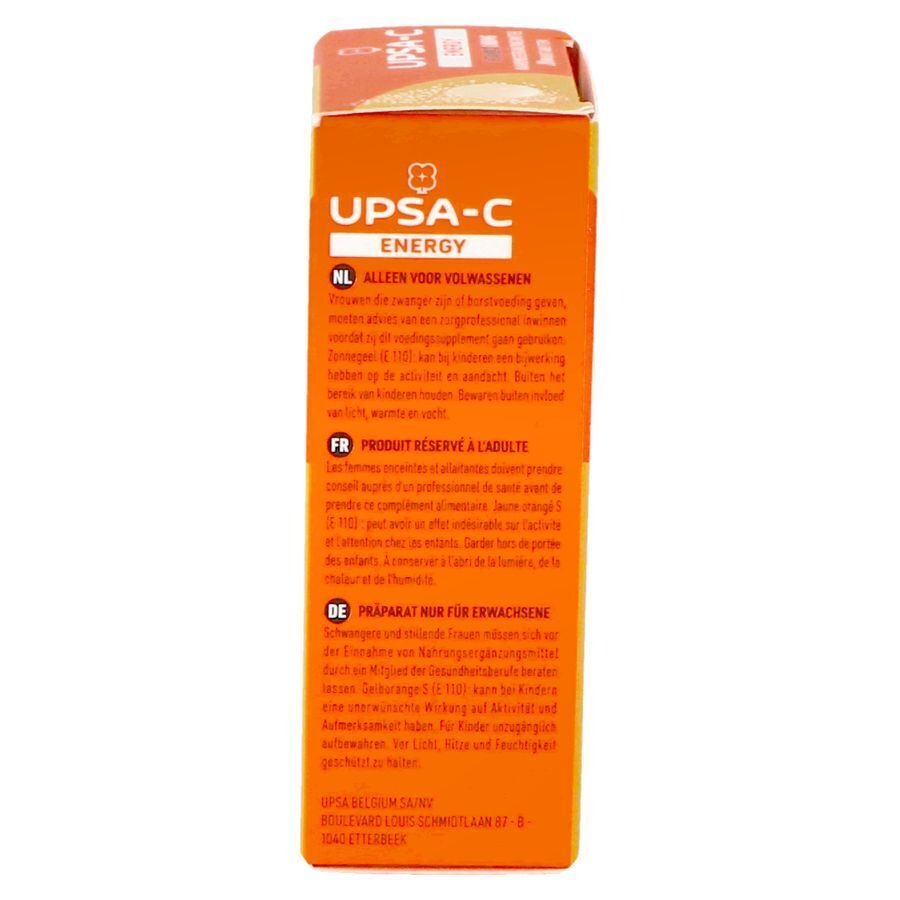 Upsa C Energy 1000mg 20 Comprimés Effervescents