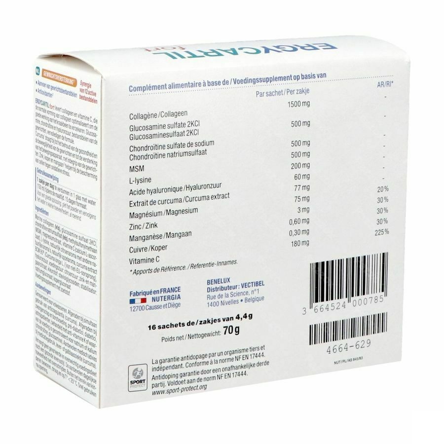 Ergycartil Fort Sach 16