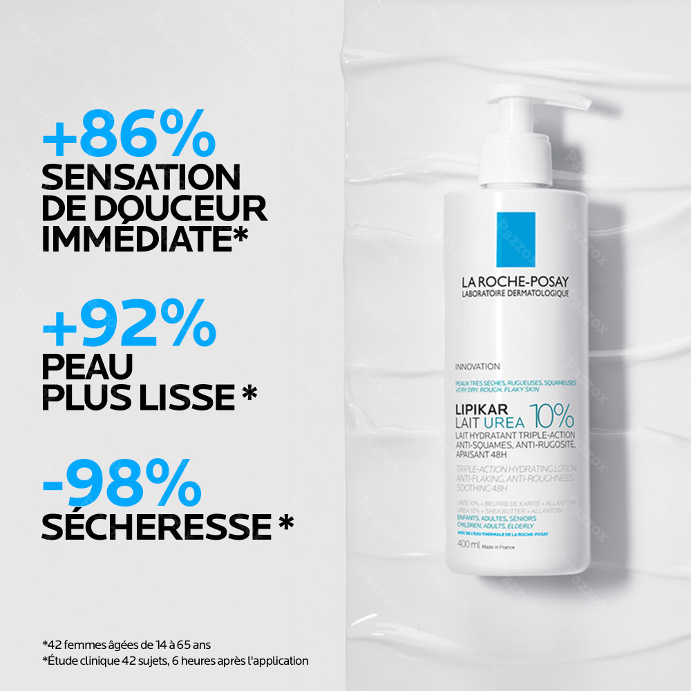 La Roche-Posay Lipikar Urea 10% Peau Très Sèche et Rugueuse 400ml