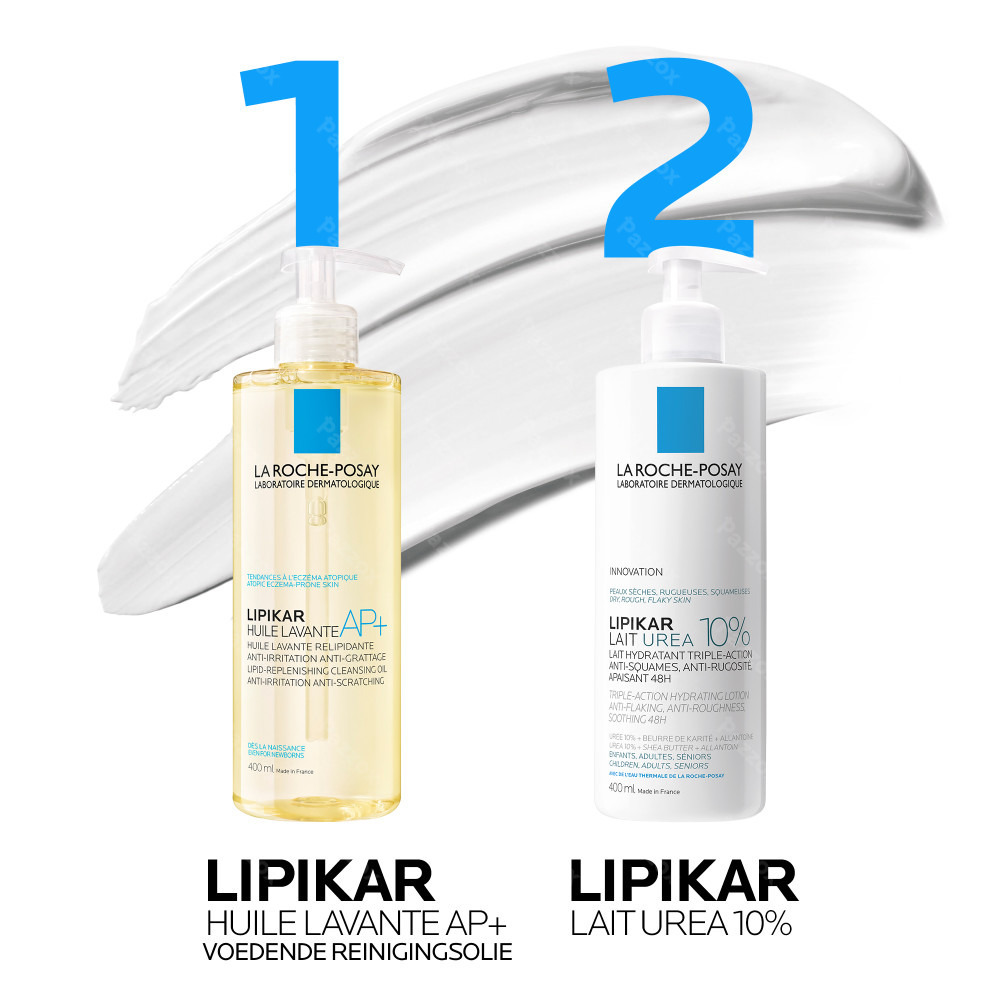 La Roche-Posay Lipikar Urea 10% Peau Très Sèche et Rugueuse 400ml