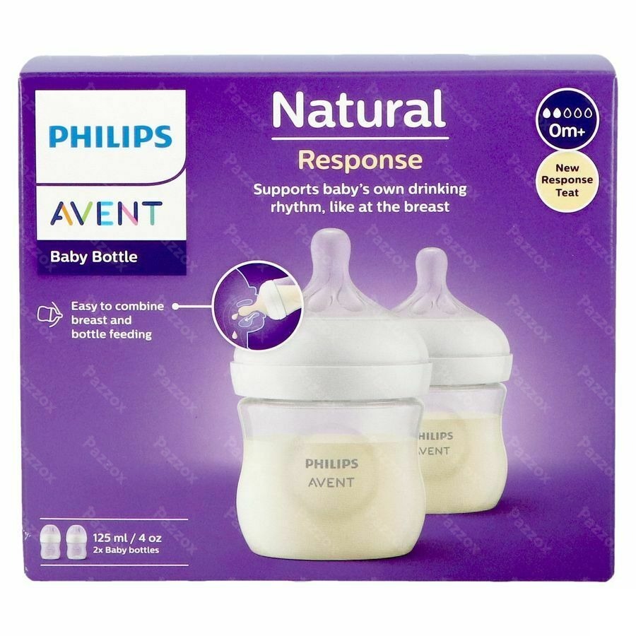 Philips Avent Natural Response 3.0 Biberon Duo 2x125ml