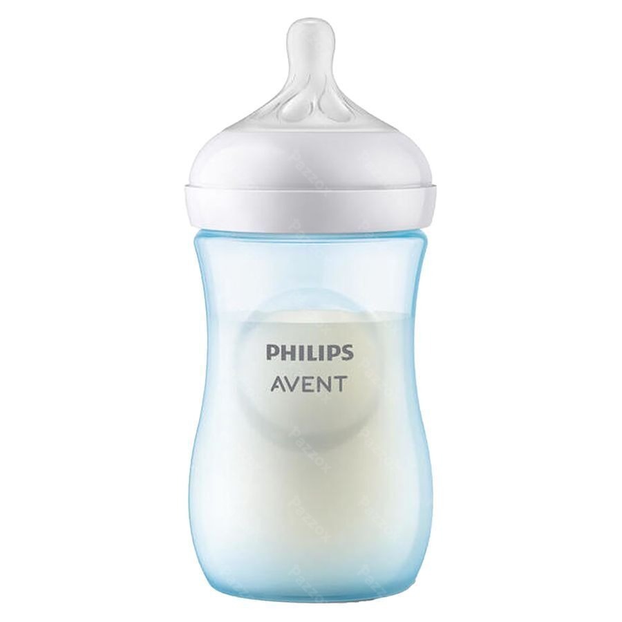 Avent Natural Response 3.0 Biberon 260 ml Bleu