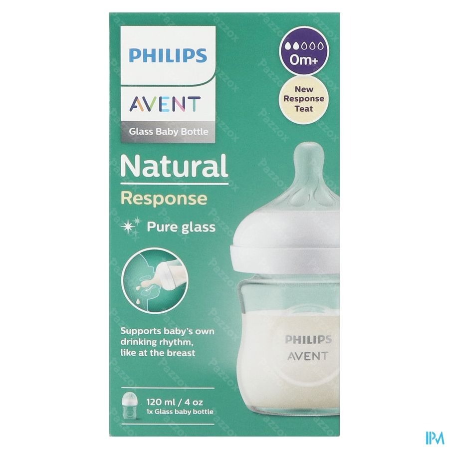 Avent Natural Response 3.0 Biberon 120 ml Verre