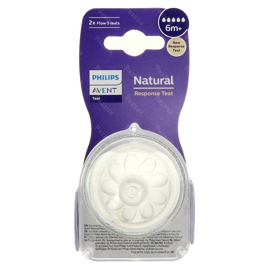 Philips Avent Natural 3.0 Tetine 6m+ T5 1