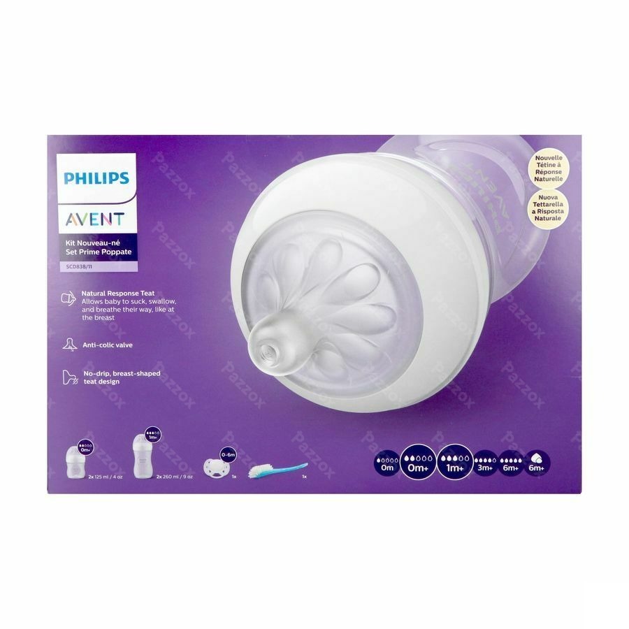 Avent Natural Response 3.0 Kit Nouveau-ne Biberon 4